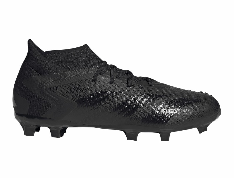 Adidas black best sale football trainers